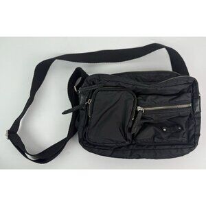 EigenPost Crossbody Travel Purse Bag Black Lightweight Pockets Adjustable Strap